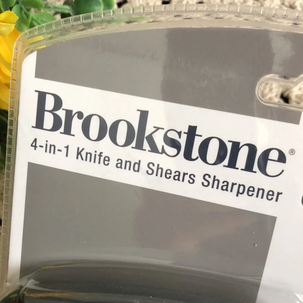 Brookstone Black 2-in-1 Knife & Shears Sharpener